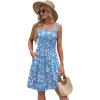 imageWIHOLL Summer Dresses for Women 2025 Curvy Fahion Floral Sundresses Beach Vacation ClothesBlue Floral2