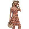 imageWIHOLL Summer Dresses for Women 2025 Curvy Fahion Floral Sundresses Beach Vacation ClothesBohemia