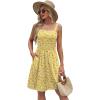 imageWIHOLL Summer Dresses for Women 2025 Curvy Fahion Floral Sundresses Beach Vacation ClothesYellow Floral