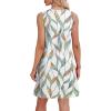 imageWIHOLL Summer Dresses for Women 2025 Loose Crew Neck Sleeveless Sundresses Casual Swimsuit Coverup with PocketsFloral 03