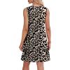 imageWIHOLL Summer Dresses for Women 2025 Loose Crew Neck Sleeveless Sundresses Casual Swimsuit Coverup with PocketsFloral 06