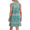 imageWIHOLL Summer Dresses for Women 2025 Loose Crew Neck Sleeveless Sundresses Casual Swimsuit Coverup with PocketsFloral 07