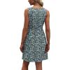 imageWIHOLL Womens Summer Dress 2025 ALine Sleeveless Casual Sundress with Pockets FloralSolidFloral01