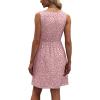 imageWIHOLL Womens Summer Dress 2025 ALine Sleeveless Casual Sundress with Pockets FloralSolidFloral05