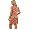 imageWIHOLL Womens Summer Dresses Loose Fit V Neck Sleeveless Sundresses Beach Hawaiian Dress with PocketsFloral Boho