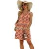 imageWIHOLL Womens Summer Dresses Loose Fit V Neck Sleeveless Sundresses Beach Hawaiian Dress with PocketsFloral Boho
