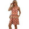 imageWIHOLL Womens Summer Dresses Loose Fit V Neck Sleeveless Sundresses Beach Hawaiian Dress with PocketsFloral Boho