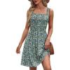 imageWIHOLL Summer Dresses for Women 2025 Curvy Fahion Floral Sundresses Beach Vacation ClothesBlue Floral