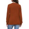 imageWIHOLL Long Sleeve Shirts for Women V Neck Tops Tunic Fall Winter Sweatshirts 2025 Clothes1camarel