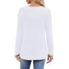 imageWIHOLL Long Sleeve Shirts for Women Crewneck Tops Tunic Fall Winter Sweatshirts 2025 Clothes1white
