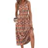 image:imageWIHOLL Summer Dresses for Women Flowy Casual Midi Dress Beach Vacation Sundresses with PocketsBoho Print