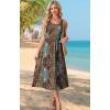 image:imageWIHOLL Summer Dresses for Women Flowy Casual Midi Dress Beach Vacation Sundresses with PocketsColorful Ethnic Paisley