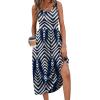 image:imageWIHOLL Summer Dresses for Women Flowy Casual Midi Dress Beach Vacation Sundresses with PocketsNavy Print