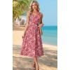 image:imageWIHOLL Summer Dresses for Women Flowy Casual Midi Dress Beach Vacation Sundresses with PocketsRed Paisley Print
