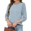 image:imageWIHOLL 34 Length Sleeve Womens Tops Sweaters Shirts Lightweight Spring Outfits 2026 Winter Clothing S3XL03blue