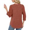 image:imageWIHOLL 34 Length Sleeve Womens Tops Sweaters Shirts Lightweight Spring Outfits 2026 Winter Clothing S3XL03caramel