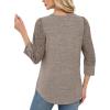 image:imageWIHOLL 34 Length Sleeve Womens Tops Sweaters Shirts Lightweight Spring Outfits 2026 Winter Clothing S3XL03coffee