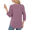 image:imageWIHOLL 34 Length Sleeve Womens Tops Sweaters Shirts Lightweight Spring Outfits 2026 Winter Clothing S3XL04purple