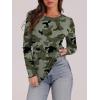 image:imageWIHOLL Long Sleeve Thermal Shirt for Women Light Fleece Tops Spring 2026 Crew Neck Casual Basic TShirtsPrint 01