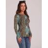 image:imageWIHOLL Long Sleeve Thermal Shirt for Women Light Fleece Tops Spring 2026 Crew Neck Casual Basic TShirtsPrint 03