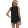 image:imageWIHOLL Tank Tops for Women Summer Outfits 2026 Crewneck Spring Casual Sleeveless Shirts Blouses ClothingBlack