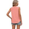 image:imageWIHOLL Tank Tops for Women Summer Outfits 2026 Crewneck Spring Casual Sleeveless Shirts Blouses ClothingCoral