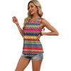 image:imageWIHOLL Tank Tops for Women Summer Outfits 2026 Crewneck Spring Casual Sleeveless Shirts Blouses ClothingStripes Multicolor