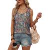 image:imageWIHOLL Tank Tops for Women Summer Tops Trendy Dressy Casual Spring Vacation Outfits Crewneck Button Down Sleeveless ShirtsPattern Boho