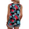 image:imageWIHOLL Tank Tops for Women Summer Tops Trendy Dressy Casual Spring Vacation Outfits Crewneck Button Down Sleeveless ShirtsPattern Hawaii