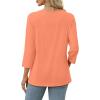 image:imageWIHOLL Womens 34 Length Sleeve Tops Crewneck Graphic Tees Casual Tunic Tops to Wear with Leggings Fashion Clothing Outfits0sunflower 2