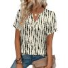 image:imageWIHOLL Womens Blouses Spring Tops Short Sleeve Shirts Dressy Casual Summer Vacation Fashion Clothing 2026Black Spot