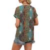 image:imageWIHOLL Womens Blouses Spring Tops Short Sleeve Shirts Dressy Casual Summer Vacation Fashion Clothing 2026Blooming Color