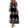 image:imageWIHOLL Womens Maxi Dresses V Neck Vacation Beach Sundresses Floral Travel Summer DressFloral Boho 2