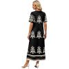 image:imageWIHOLL Womens Maxi Dresses V Neck Vacation Beach Sundresses Floral Travel Summer DressFloral Boho 2