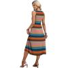 image:imageWIHOLL Womens Summer Dresses Maxi Dress Vacation Beach Sundresses 2026 with PocketsFloral Pink Striped