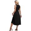 image:imageWIHOLL Womens Summer Dresses Maxi Dress Vacation Beach Sundresses 2026 with PocketsPlain Black