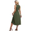 image:imageWIHOLL Womens Summer Dresses Maxi Dress Vacation Beach Sundresses 2026 with PocketsPlain Green