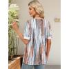 image:imageWIHOLL Womens Tops Boho Summer Outfits 2026 Short Sleeve Shirts with Bottons Beach Vacation Clothes Casual S3XL07tie Dye