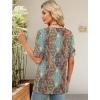 image:imageWIHOLL Womens Tops Boho Summer Outfits 2026 Short Sleeve Shirts with Bottons Beach Vacation Clothes Casual S3XL08vintage Boho