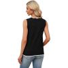 image:imageWIHOLL Womens V Neck Lightweight Sweaters Vest Dressy Casual Trendy Tank Tops AllSeason Cozy OutfitsBlack
