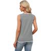 image:imageWIHOLL Womens V Neck Lightweight Sweaters Vest Dressy Casual Trendy Tank Tops AllSeason Cozy OutfitsGrey