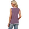 image:imageWIHOLL Womens V Neck Lightweight Sweaters Vest Dressy Casual Trendy Tank Tops AllSeason Cozy OutfitsLilac