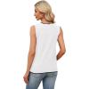 image:imageWIHOLL Womens V Neck Lightweight Sweaters Vest Dressy Casual Trendy Tank Tops AllSeason Cozy OutfitsWhite