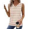 image:imageWIHOLL Womens V Neck Lightweight Sweaters Vest Dressy Casual Trendy Tank Tops AllSeason Cozy OutfitsZapricotwhite