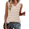 image:imageWIHOLL Womens V Neck Lightweight Sweaters Vest Dressy Casual Trendy Tank Tops AllSeason Cozy OutfitsZapricotwhite