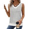 image:imageWIHOLL Womens V Neck Lightweight Sweaters Vest Dressy Casual Trendy Tank Tops AllSeason Cozy OutfitsZblackwhite