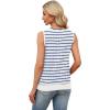 image:imageWIHOLL Womens V Neck Lightweight Sweaters Vest Dressy Casual Trendy Tank Tops AllSeason Cozy OutfitsZwhiteblue
