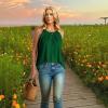 image:imageWlHOLL Womens Pleated Tank Tops Spaghetti Strap Camisole Halter Tops Curved Hem Fashion 2026Hgreen