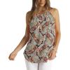 image:imageWlHOLL Womens Pleated Tank Tops Spaghetti Strap Camisole Halter Tops Curved Hem Fashion 2026Jboho Print 01