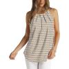 image:imageWlHOLL Womens Pleated Tank Tops Spaghetti Strap Camisole Halter Tops Curved Hem Fashion 2026Jstripe